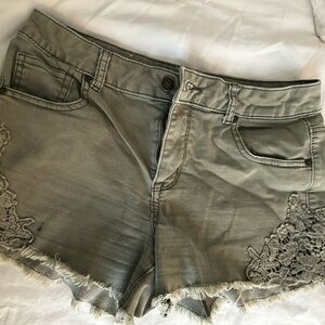 Altar’d State Army Denim cutoffs